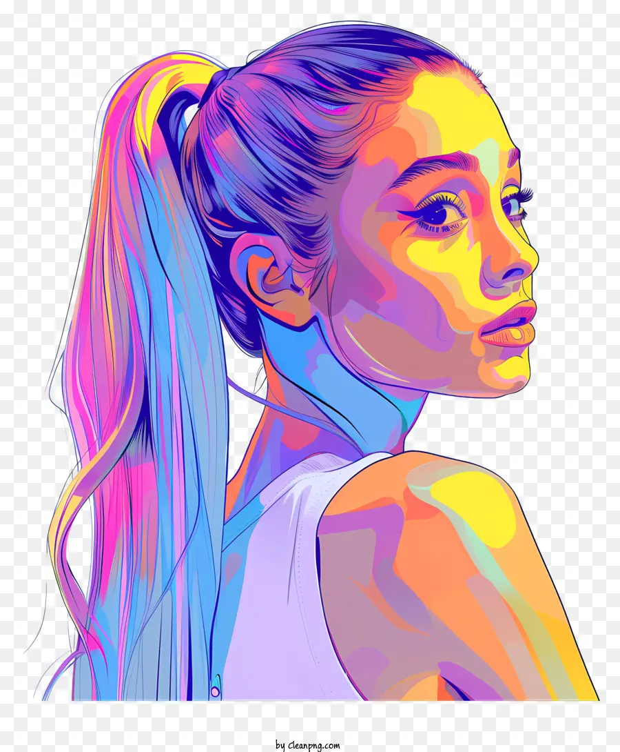 Ariana Grande，Cabelo Loiro PNG