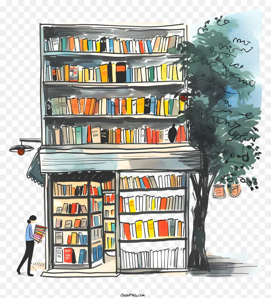 Livraria，Livros PNG