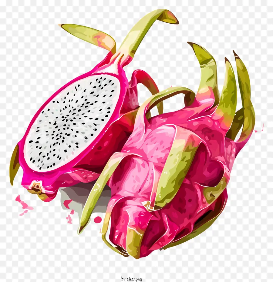 A Fruta Do Dragão，Cor De Rosa De Frutas PNG