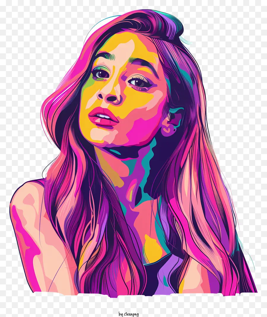 Ariana Grande，Pintura Em Aquarela PNG