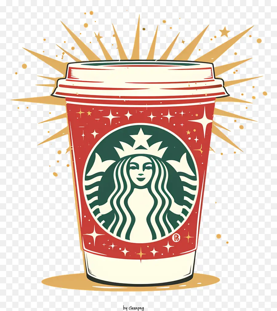 Copo De Café Da Starbucks，Starbucks PNG