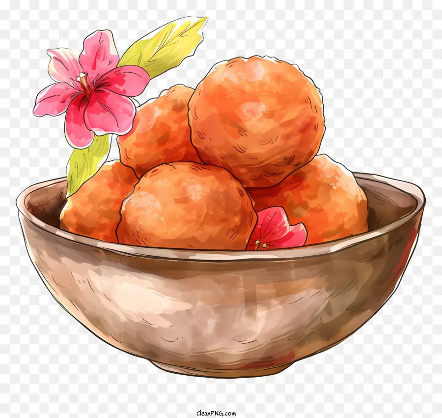 Laddu，Bolas Laranja PNG