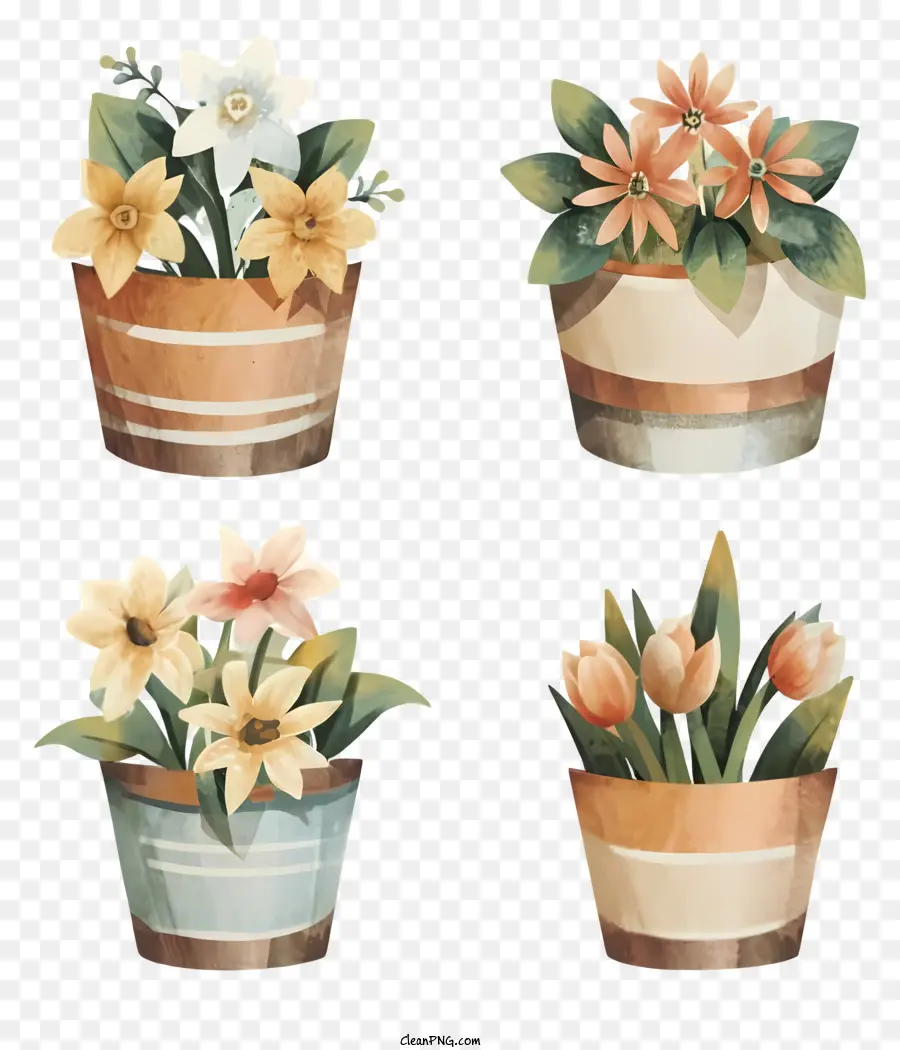 Vaso De Flores，Vasos De Plantas PNG