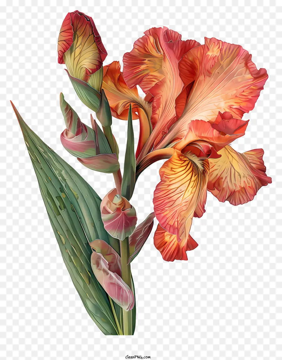 Flor De Canna Indica，Flor De Iris PNG