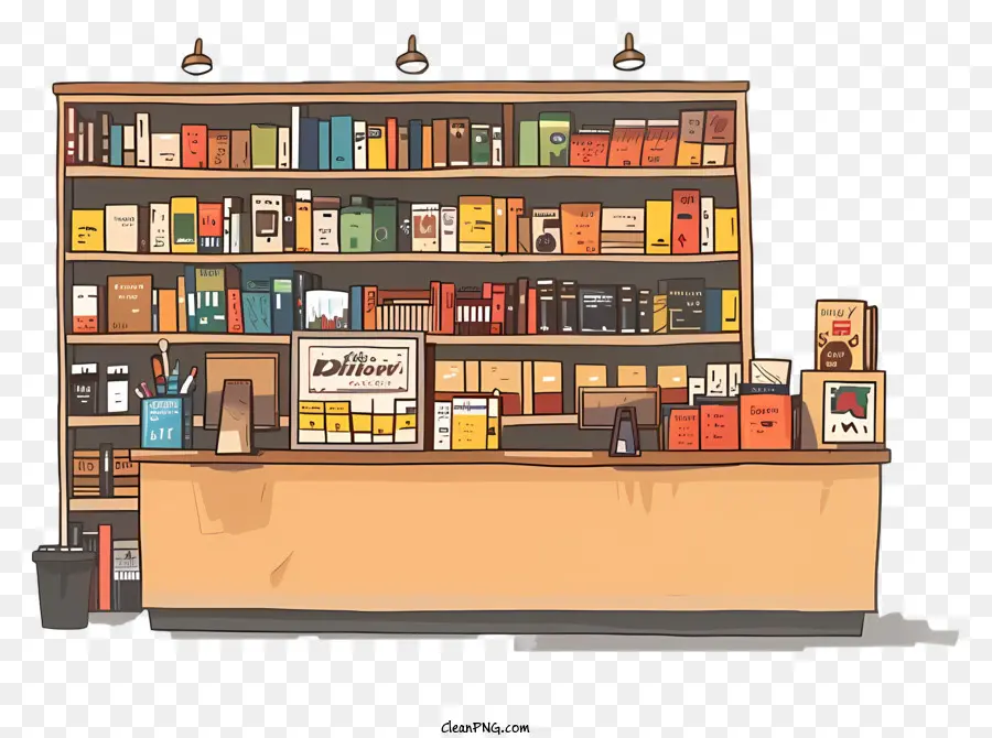 Livraria，Estante PNG