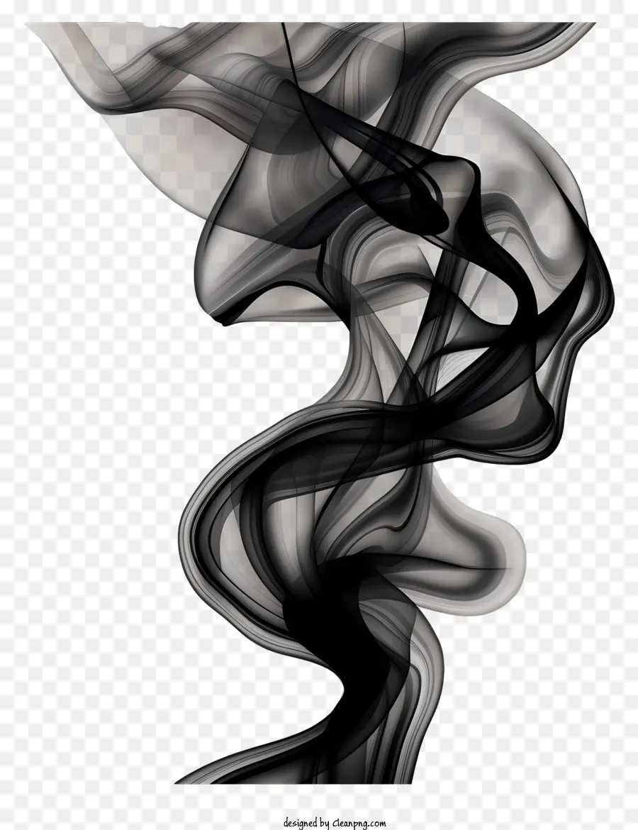 Fumaça Preta，A Arte Abstrata PNG
