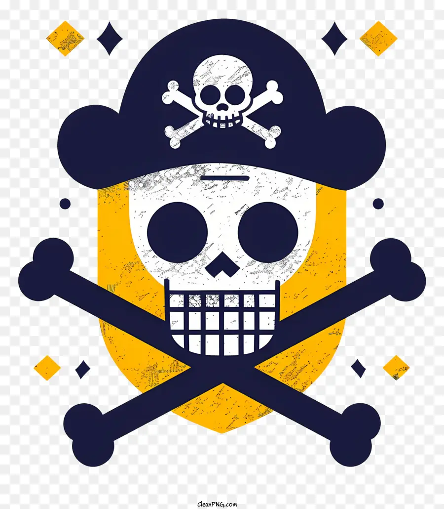 One Piece Jolly Roger，Pirata Caveira PNG