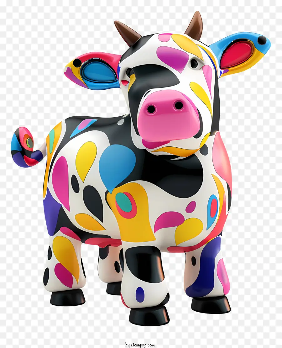 Vaca Brinquedo，Vaca De Brinquedo De Plástico PNG