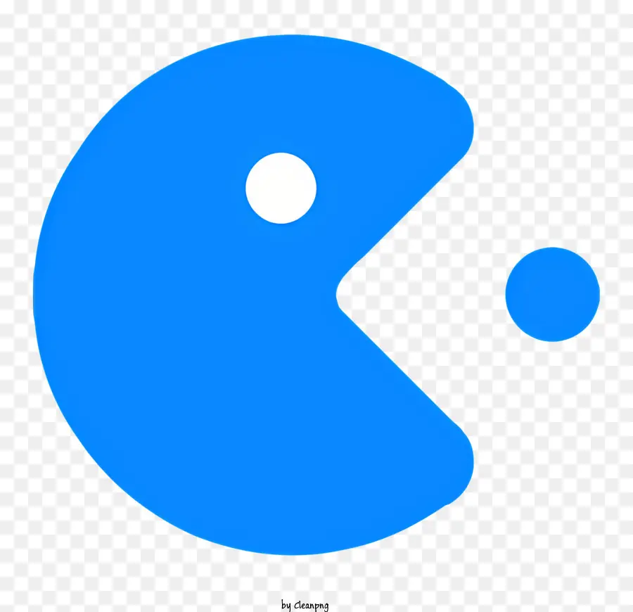 Logotipo Do Pacman，Caráter Azul PNG
