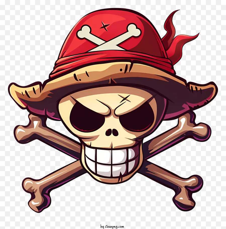 One Piece Jolly Roger，Pirata Logotipo PNG