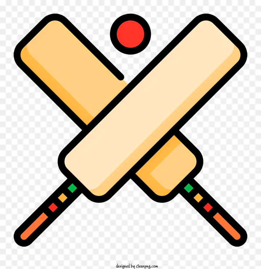 Cricket Logotipo，Bastão De Cricket PNG