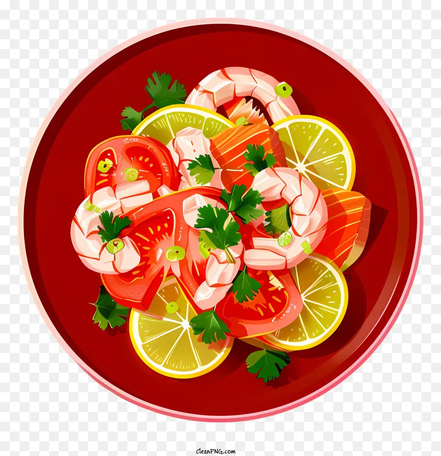 Ceviche，Tomate PNG