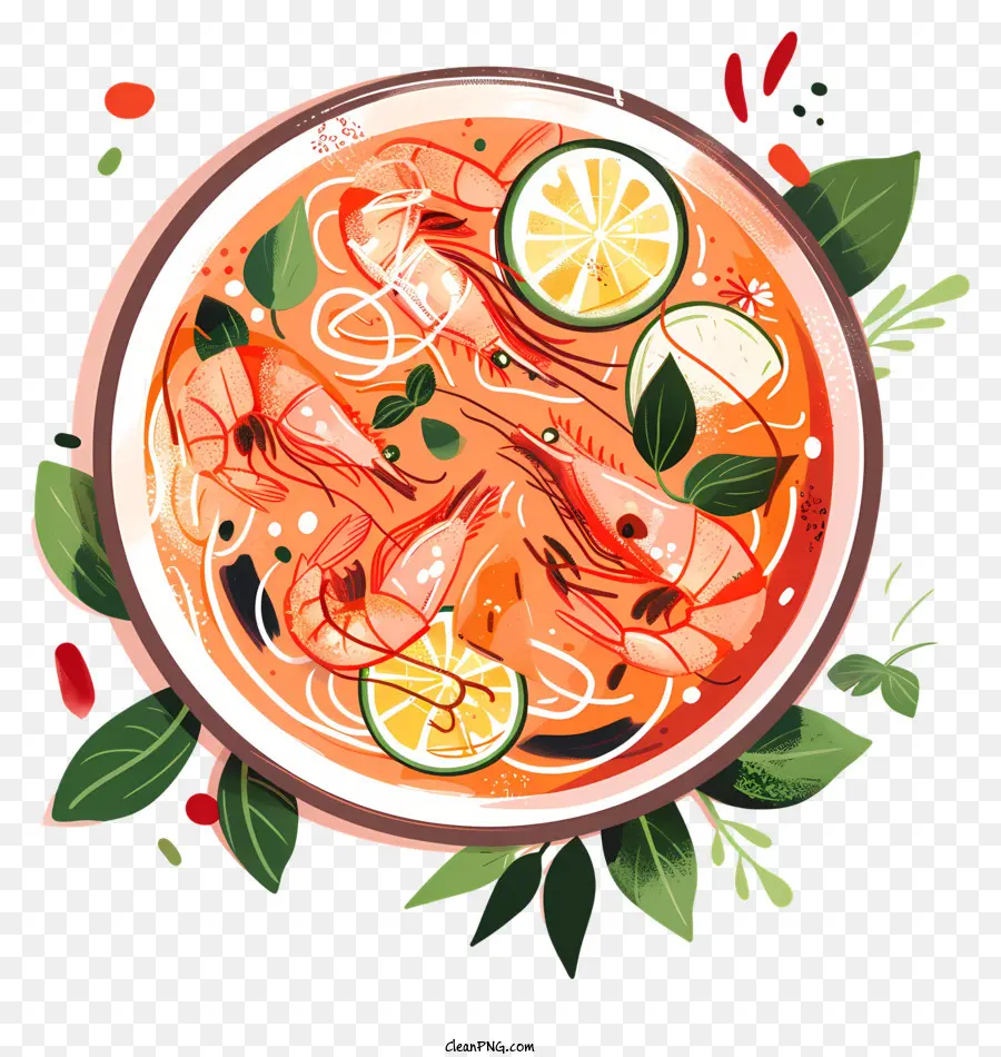 Tom Yum Kung，Sopa De Curry Vermelho PNG