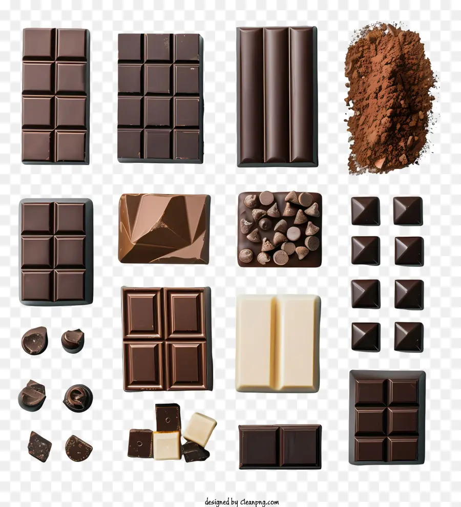 Chocolate，Barras De Chocolate PNG