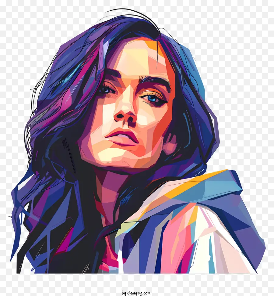 Katy Perry，Retrato Abstrato PNG