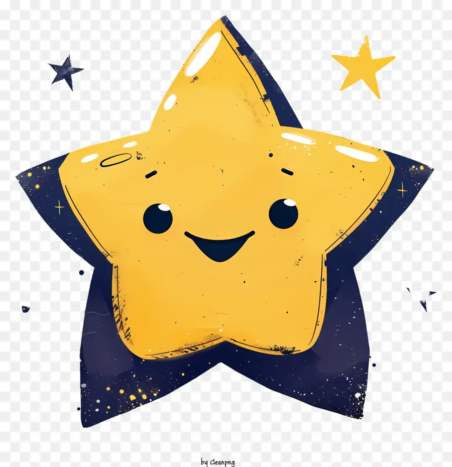 Emoji De Estrela，Estrela Fofa PNG