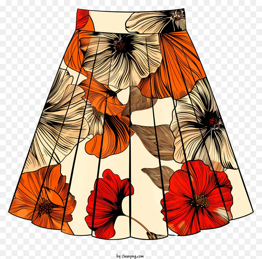 Saia，Saia Floral PNG