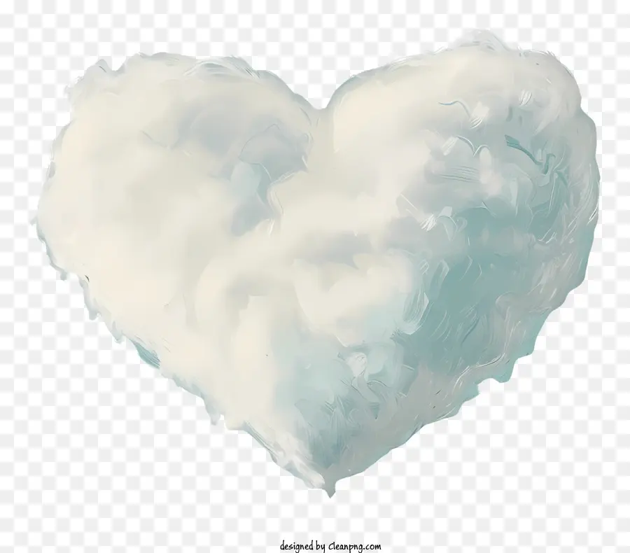 Nuvem Coração，Heartshaped Nuvem PNG