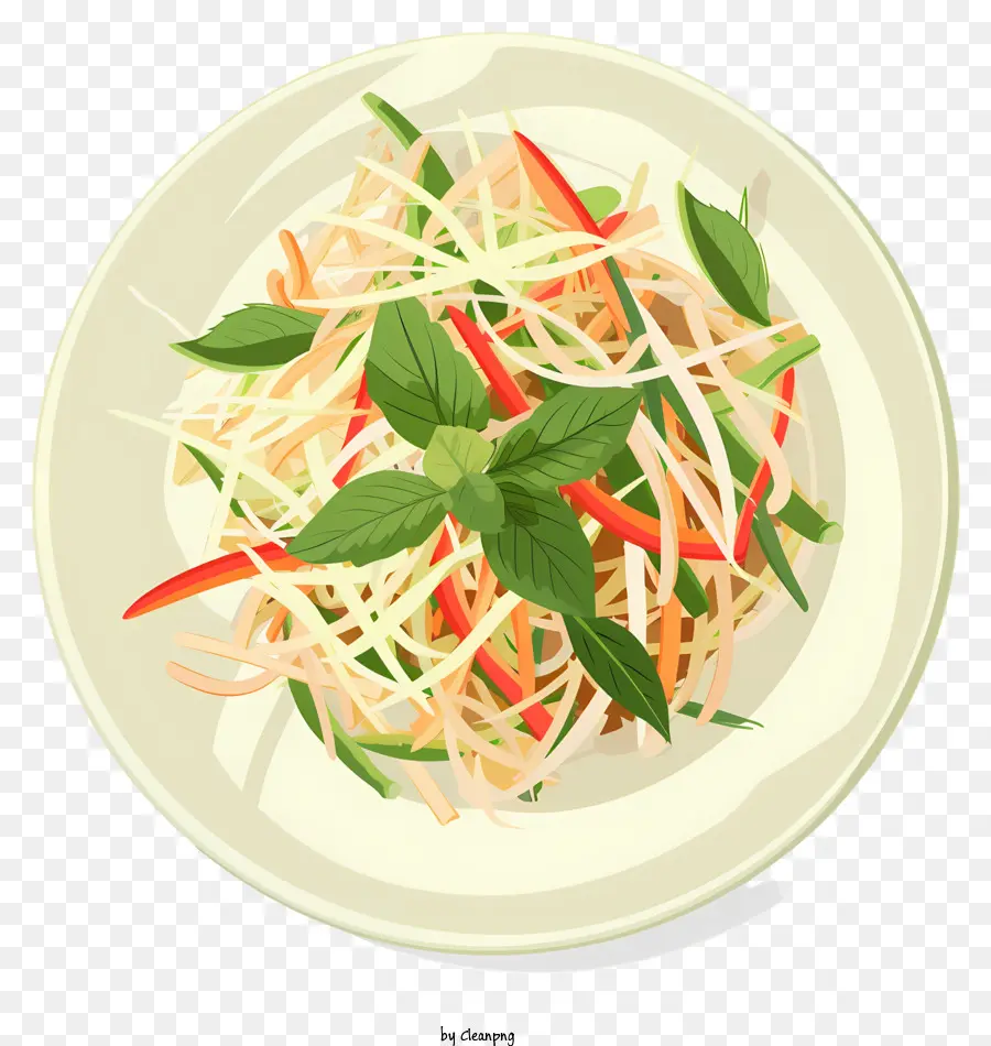 Salada De Mamão Verde，Salada De Pepino PNG