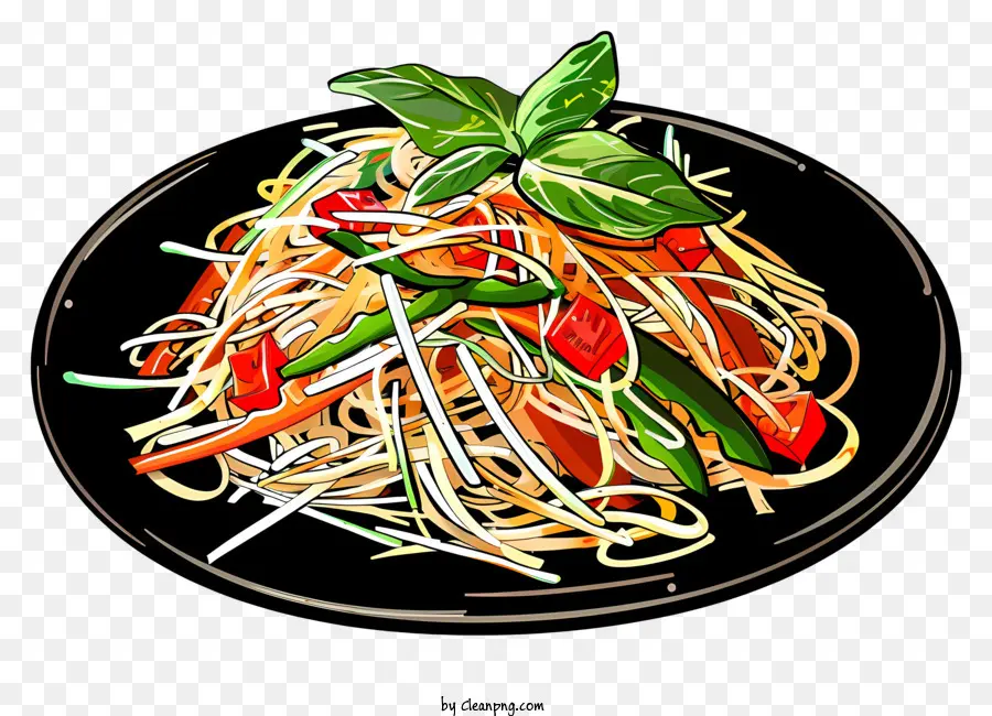 Salada De Mamão Verde，Espaguete PNG