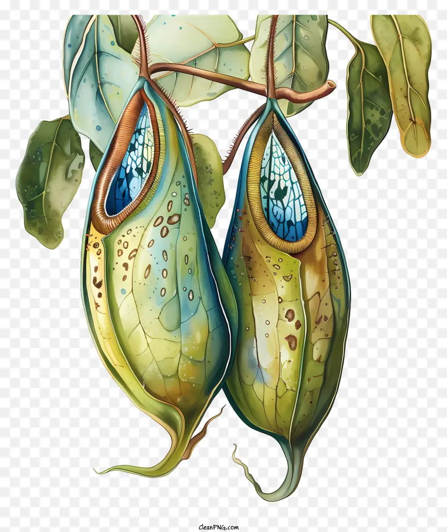 Nepenthes，Pintura PNG