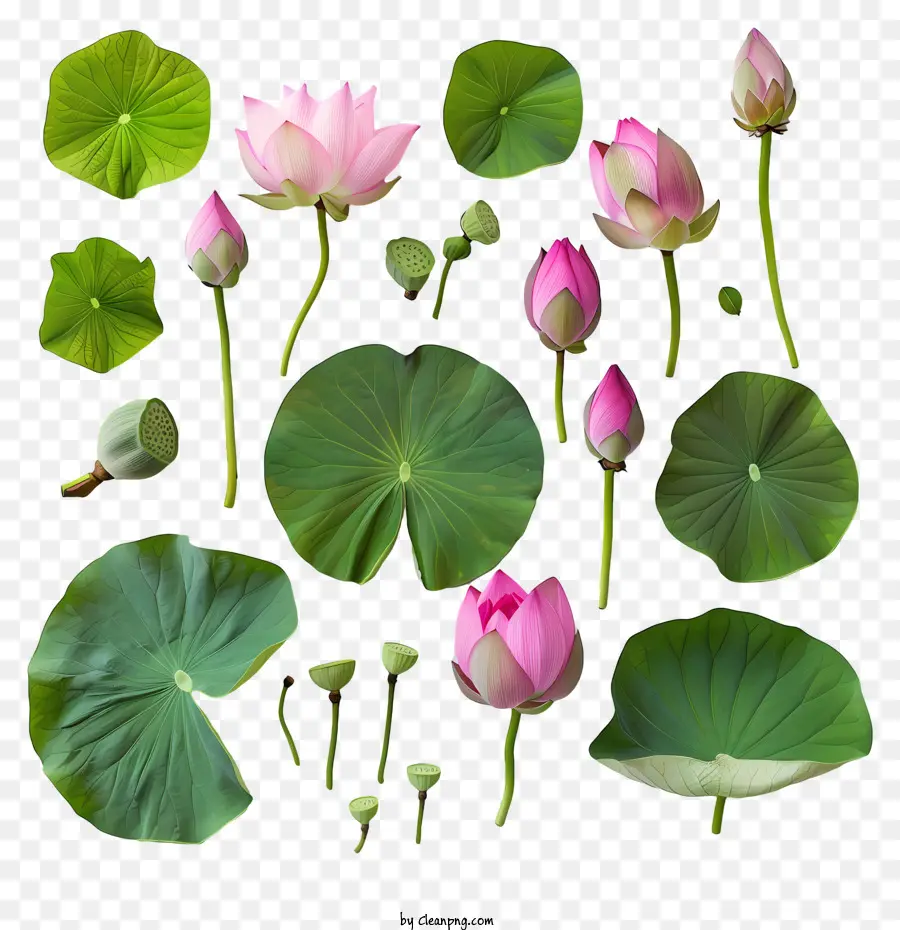 Flores De Lótus，Flor De Lótus PNG