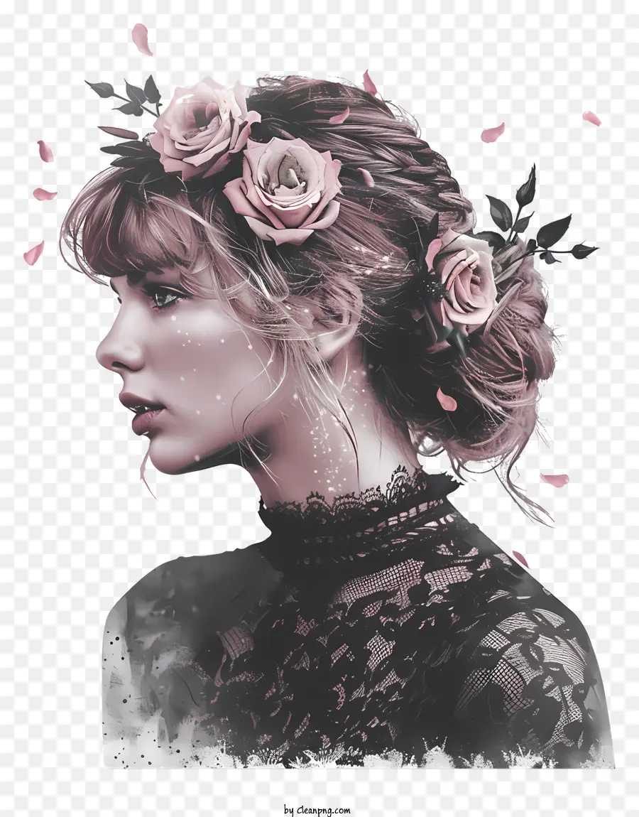 Taylor Swift，Pintura Digital PNG