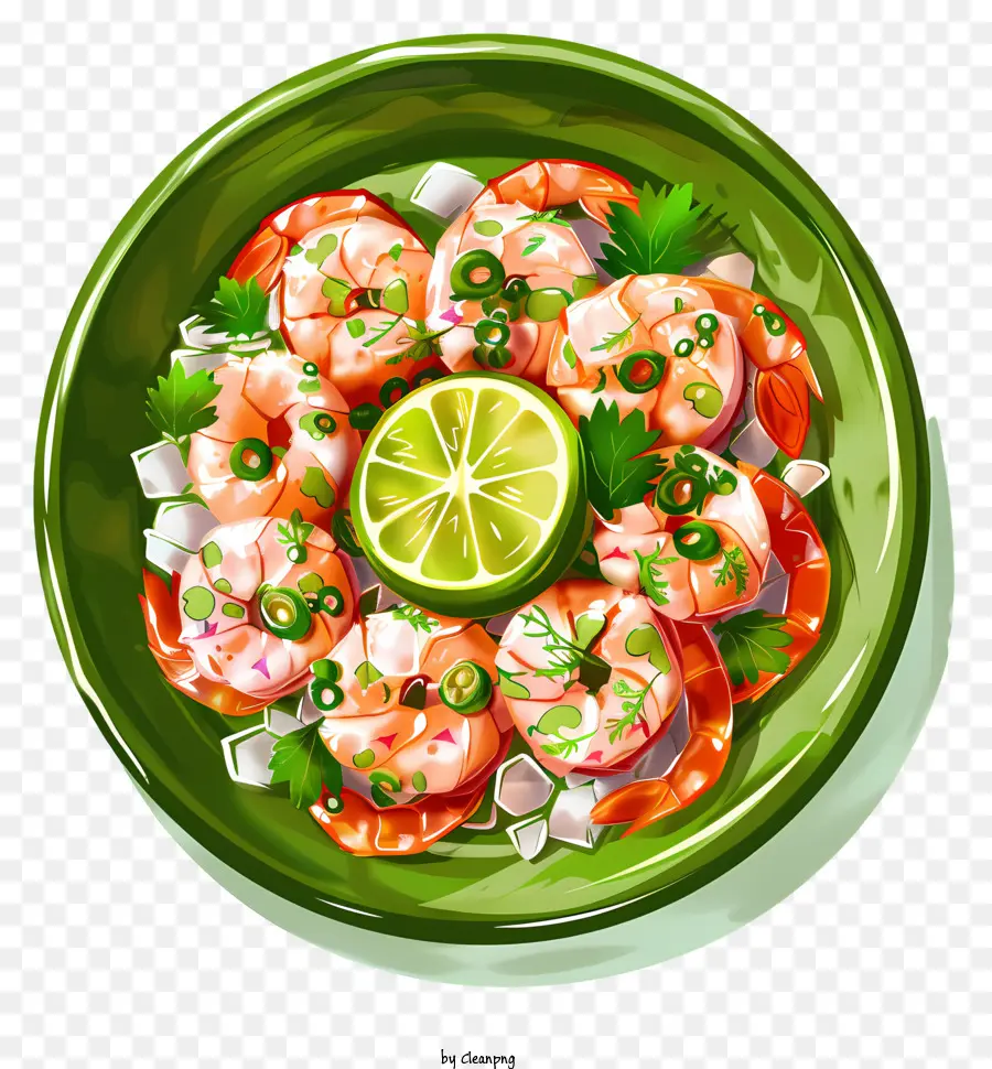 Ceviche，Camarão PNG