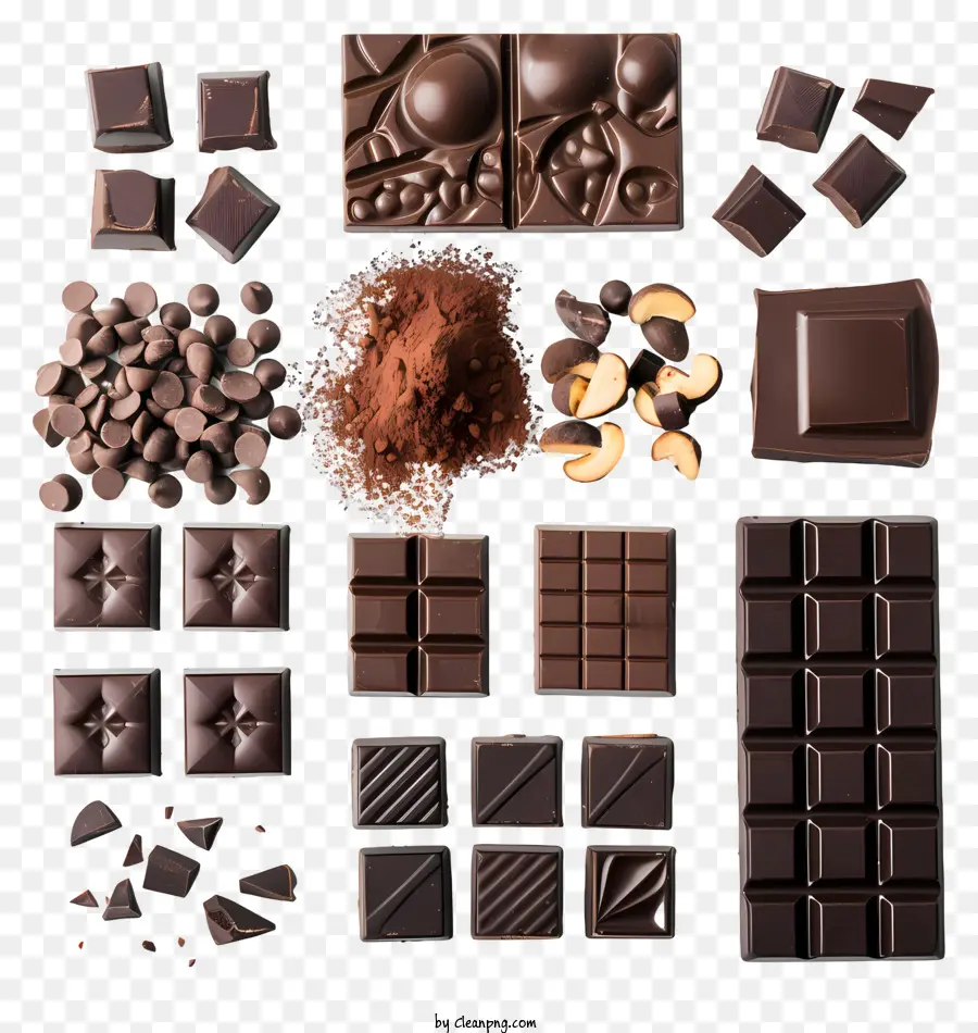 Chocolate，Chocolate Escuro PNG