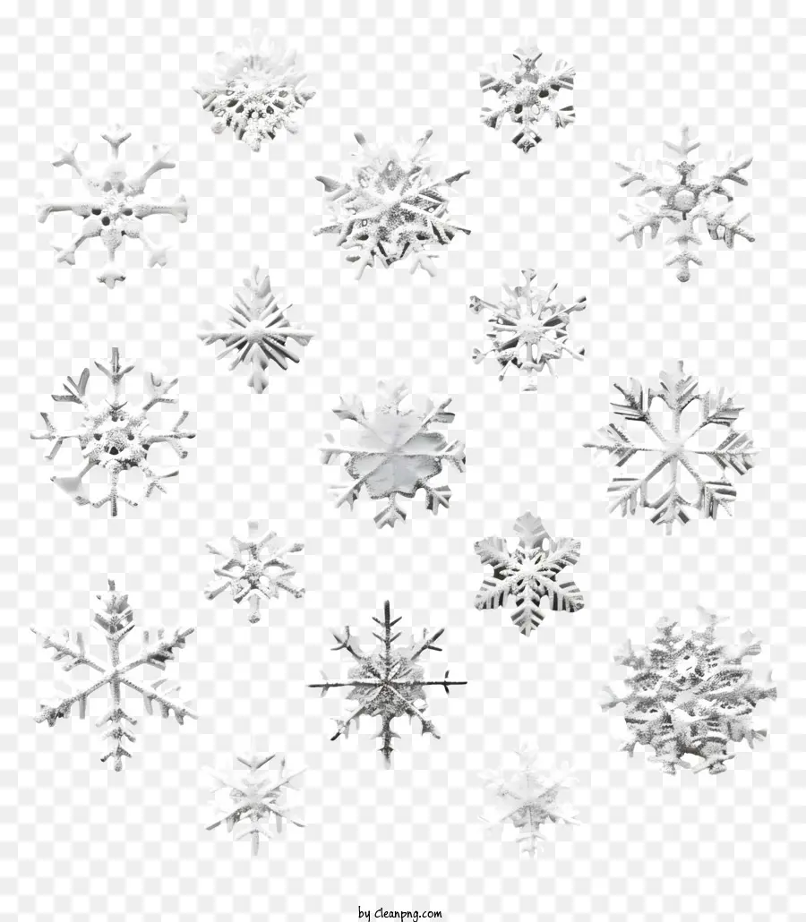 Floco De Neve，Snowflakes PNG