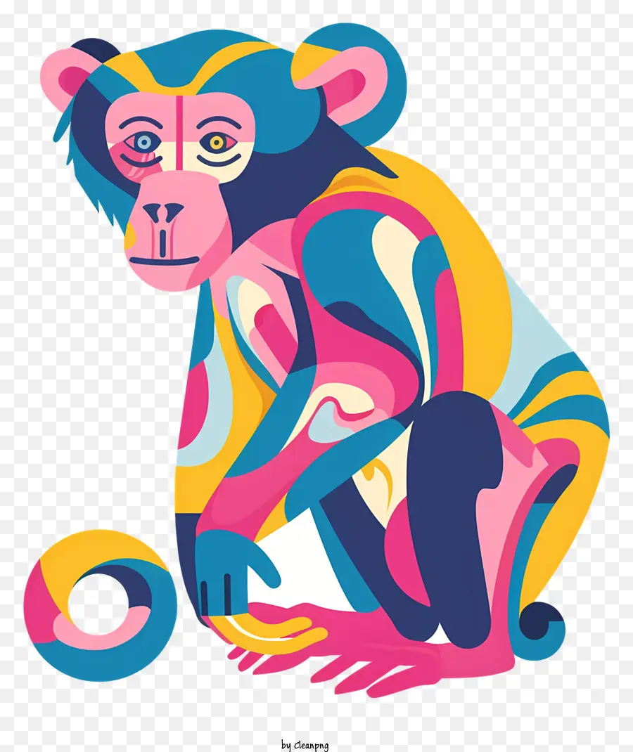 Macaco，Projeto Colorido PNG