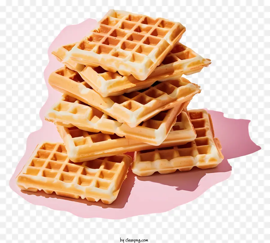 Waffles，Pequeno Almoço PNG