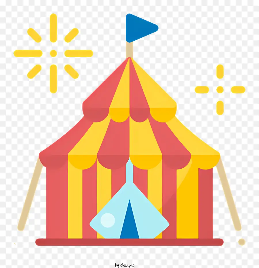 Tenda De Circo De Carnaval，Tenda Colorida PNG