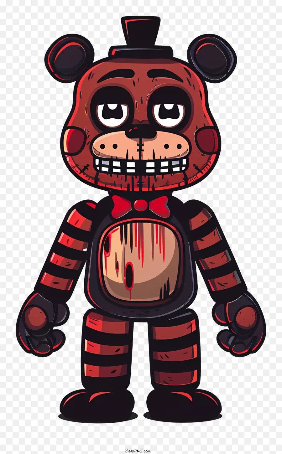 Fnaf Freddy Fazbear，Urso Vermelho PNG