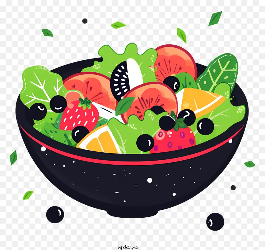 Tigela De Salada，Salada De Frutas PNG
