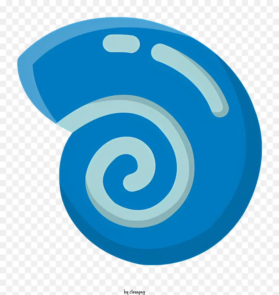 Ícone Do Mar，Azul Espiral PNG