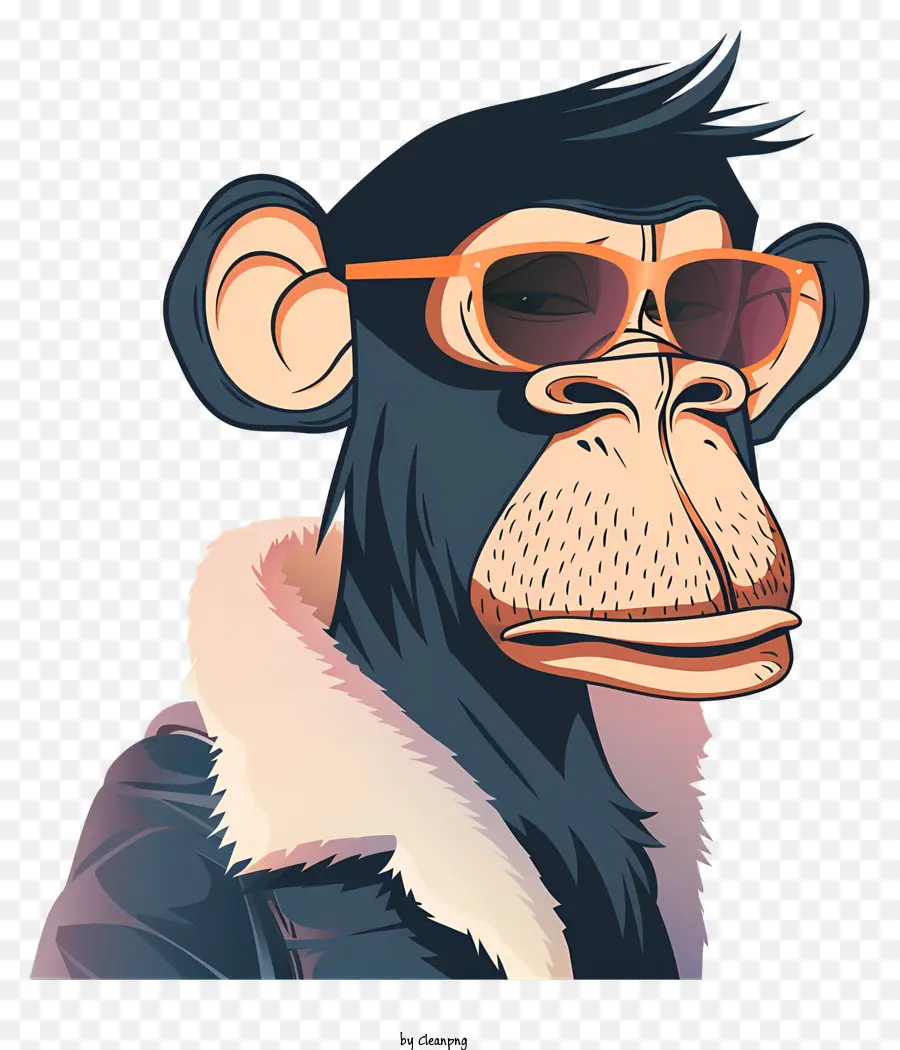 Macaco，Macaco Com óculos De Sol PNG