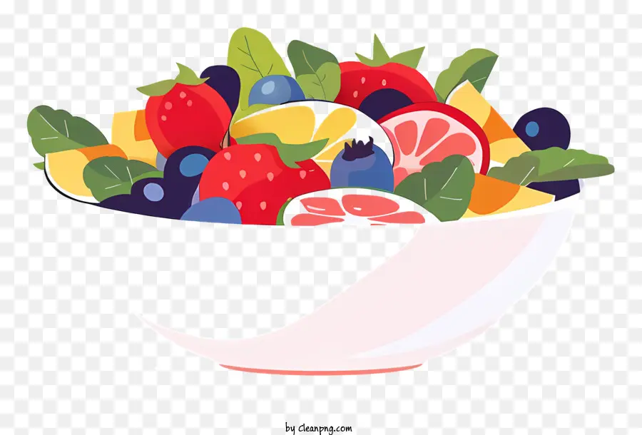 Tigela De Salada，Salada De Frutas PNG