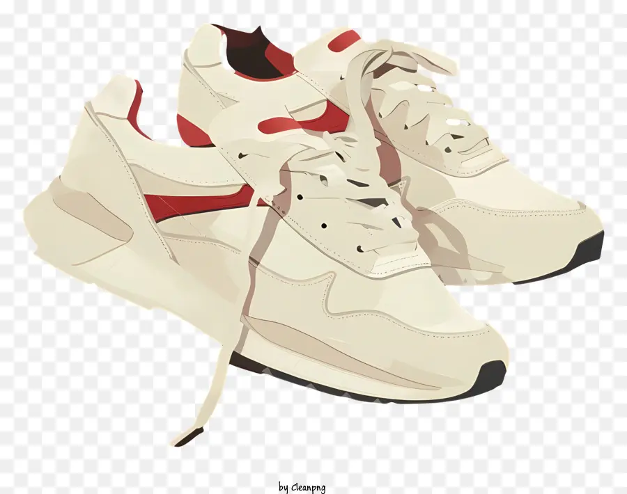 Sneakers，Couro Branco PNG