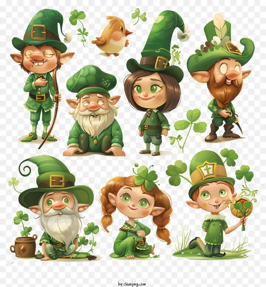 Feliz Dia De S Patrício Dia，Leprechaun PNG