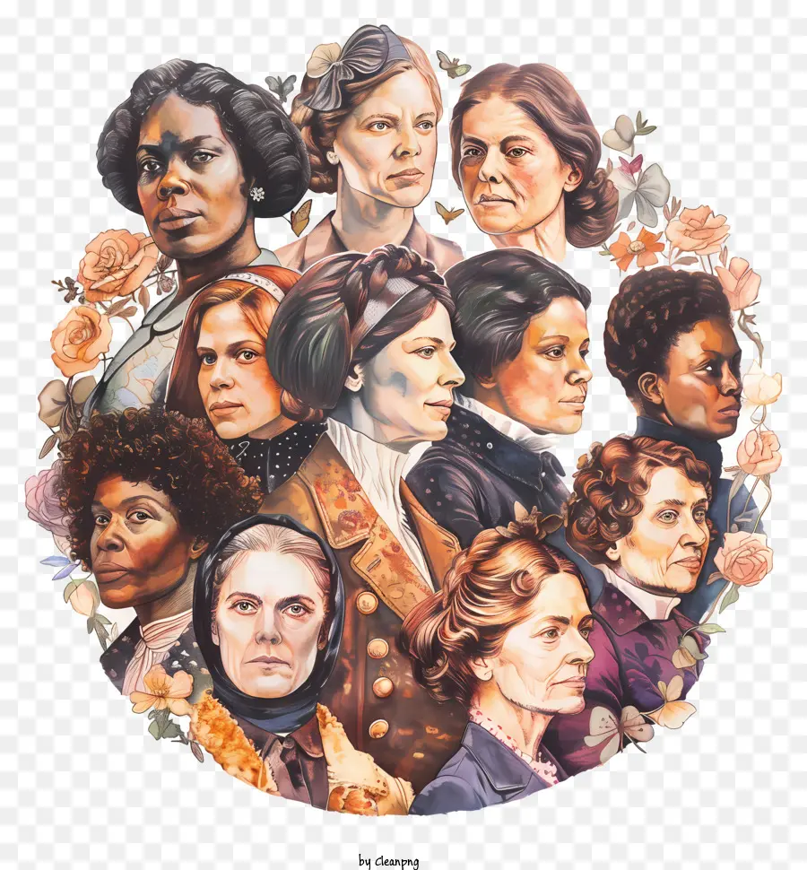 História Das Mulheres Mês，Women PNG