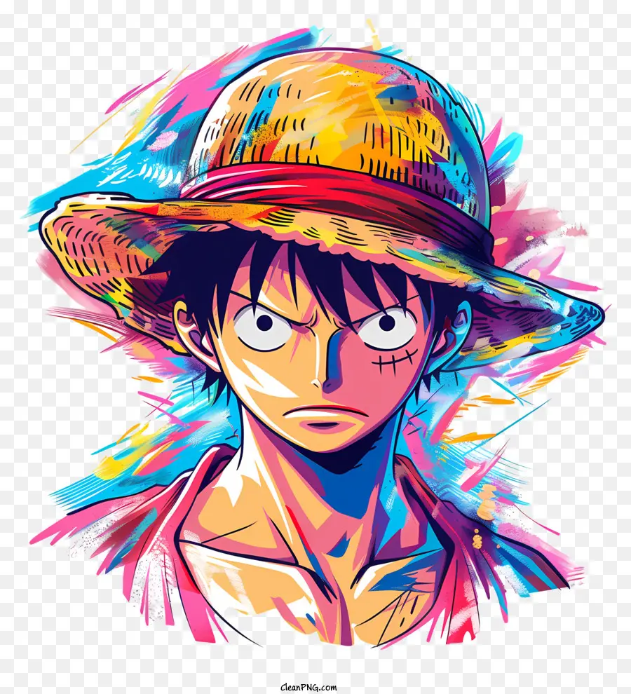 Luffy De One Piece，Retrato PNG