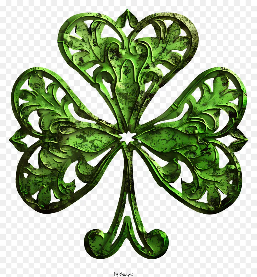 St Patricks Day Shamrock，Folha De Trevo PNG