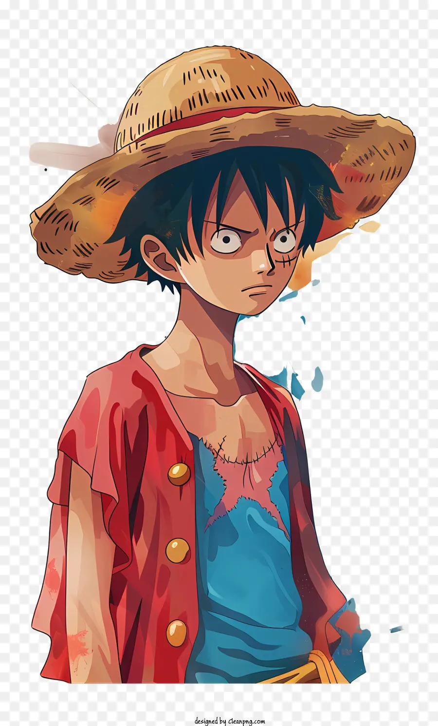 Luffy De One Piece，Cabelos Longos PNG