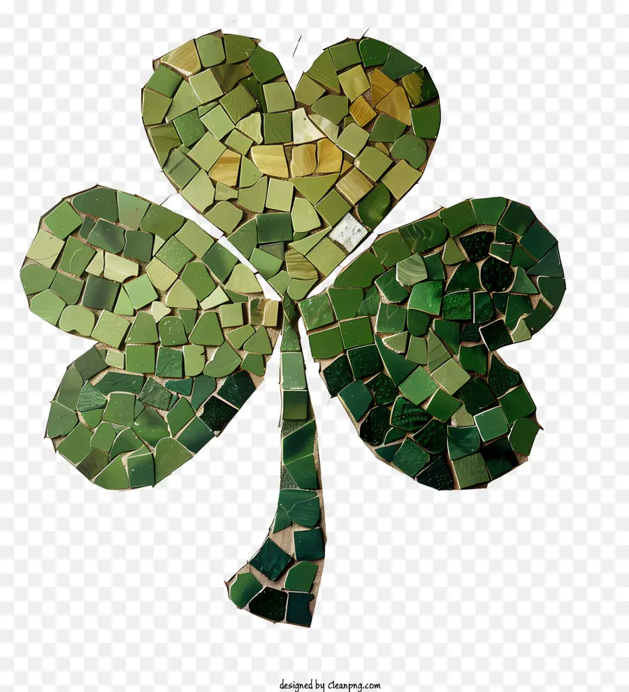 St Patricks Day Shamrock，Arte Em Mosaico PNG