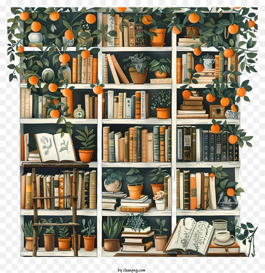 Livraria，Bookshelf PNG