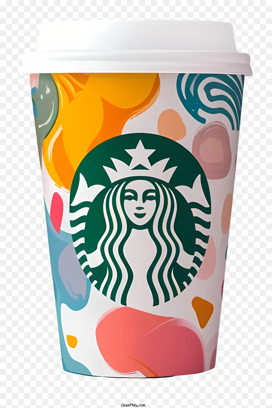 Copo De Café Da Starbucks，Um Copo De Plástico PNG