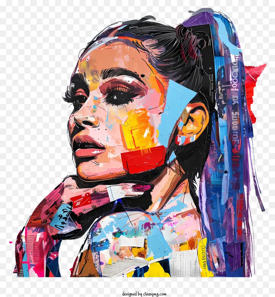 Ariana Grande，A Arte Abstrata PNG