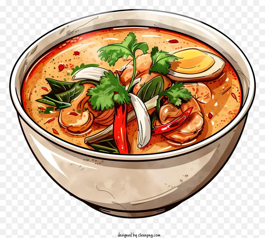 Tom Yum Goong，Sopa De Macarrão PNG