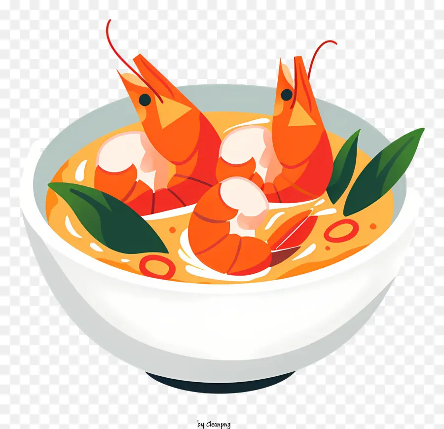 Tom Yum Goong，Sopa De Camarão PNG